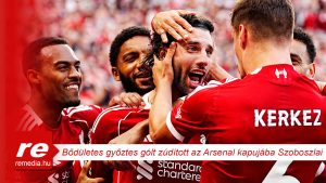 liverpool arsenal szoboszlai gol video
