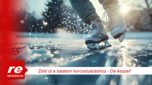 balaton velencei to korcsolyazas jeg befagyott